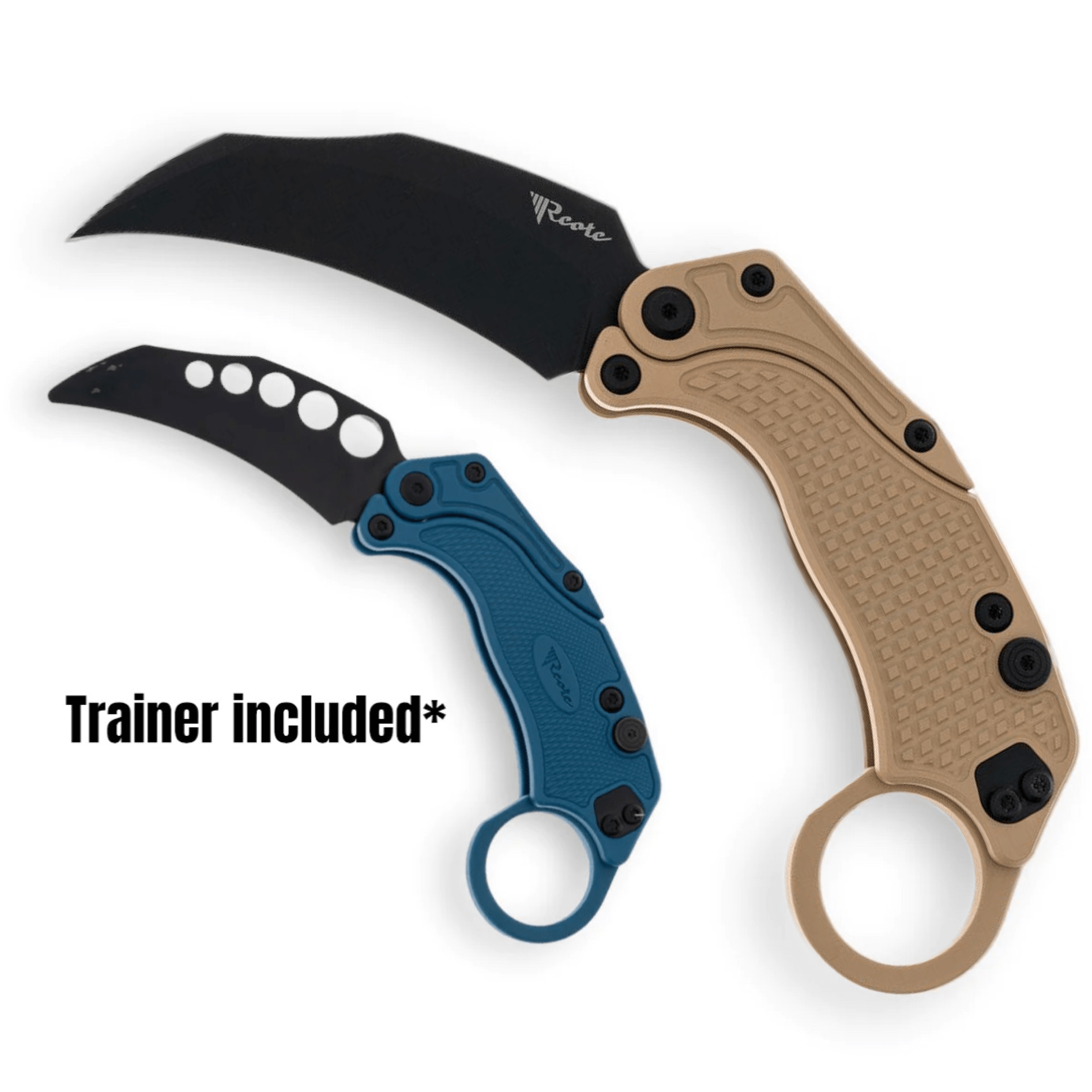 Reate EXO-K Gravity Karambit Knife Red Aluminum + Black