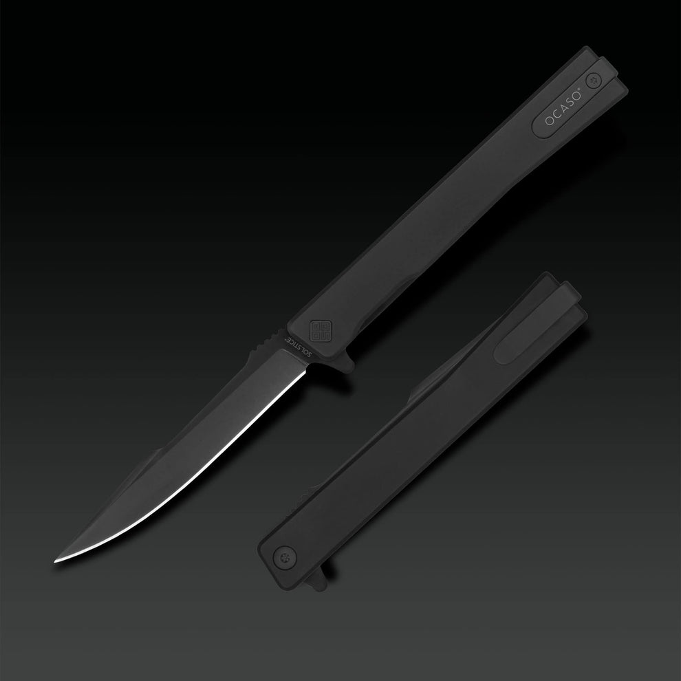 Solstice Black Titanium Harpoon – Tristar Edge