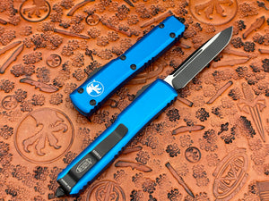 Microtech Ultratech Single Edge Blue Standard 121-1 BL - Tristar Edge