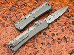 Microtech Knives Glykon Apocalyptic Natural Clear Standard 184-10APNC - Tristar Edge