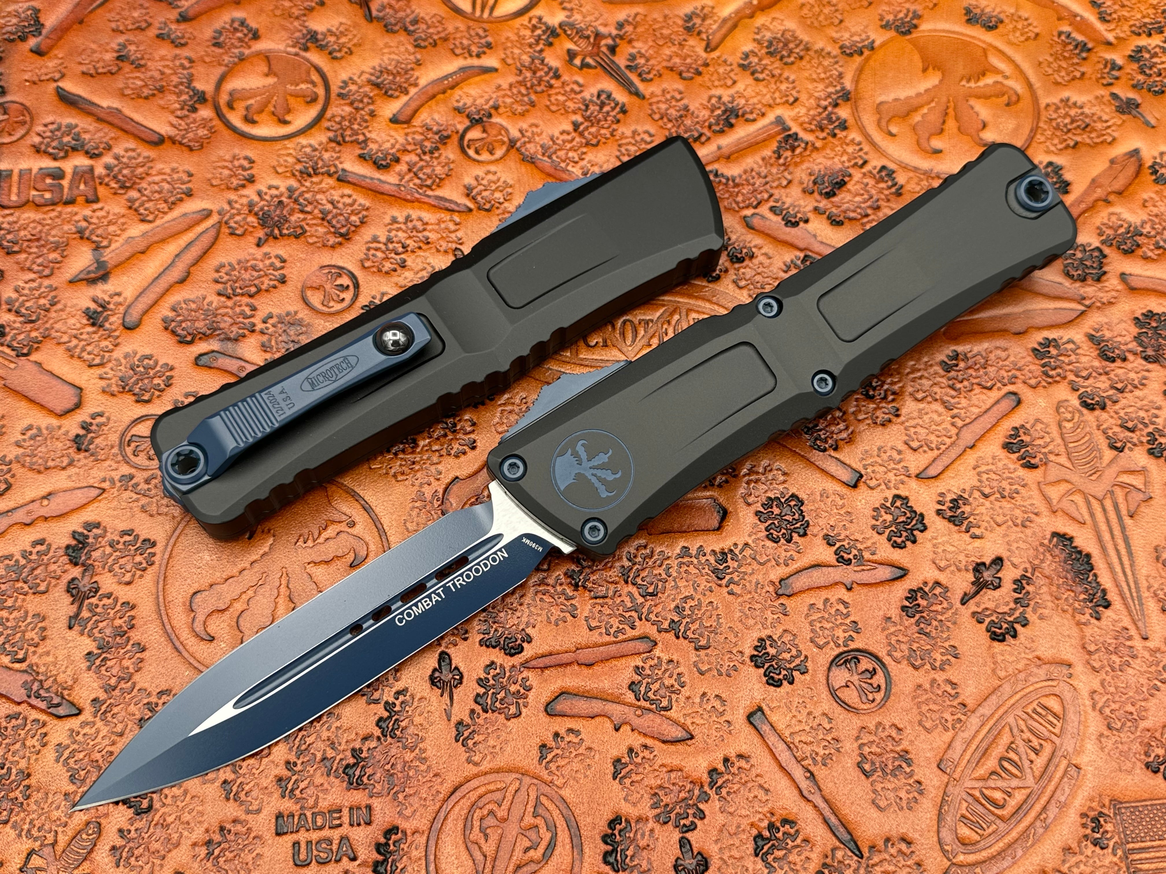 Microtech Combat Troodon Double Edge Gen III Navy Blue Standard 1142-1 NASK - Tristar Edge