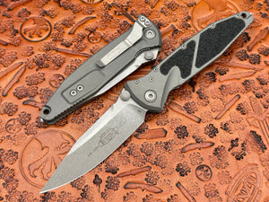 Microtech Socom Elite Single Edge Natural Clear Apocalyptic Standard 160-10 APNC - Tristar Edge