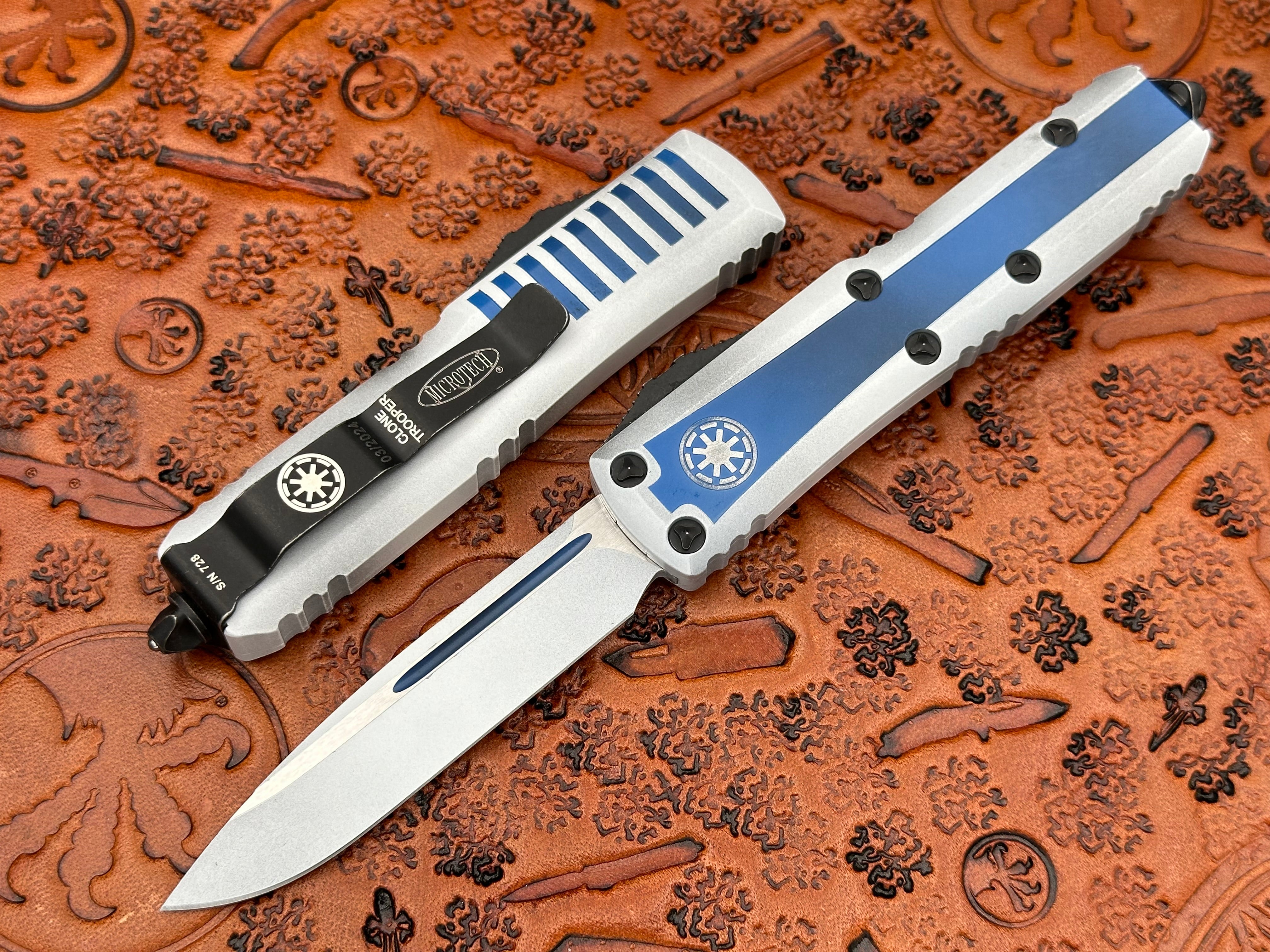 Microtech UTX-85 Single Edge Clone Trooper 231-1 CO - Tristar Edge