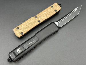 Microtech Knives Ultratech T/E Tan Frag G-10 Top 123-1 FRGTTAS - Tristar Edge