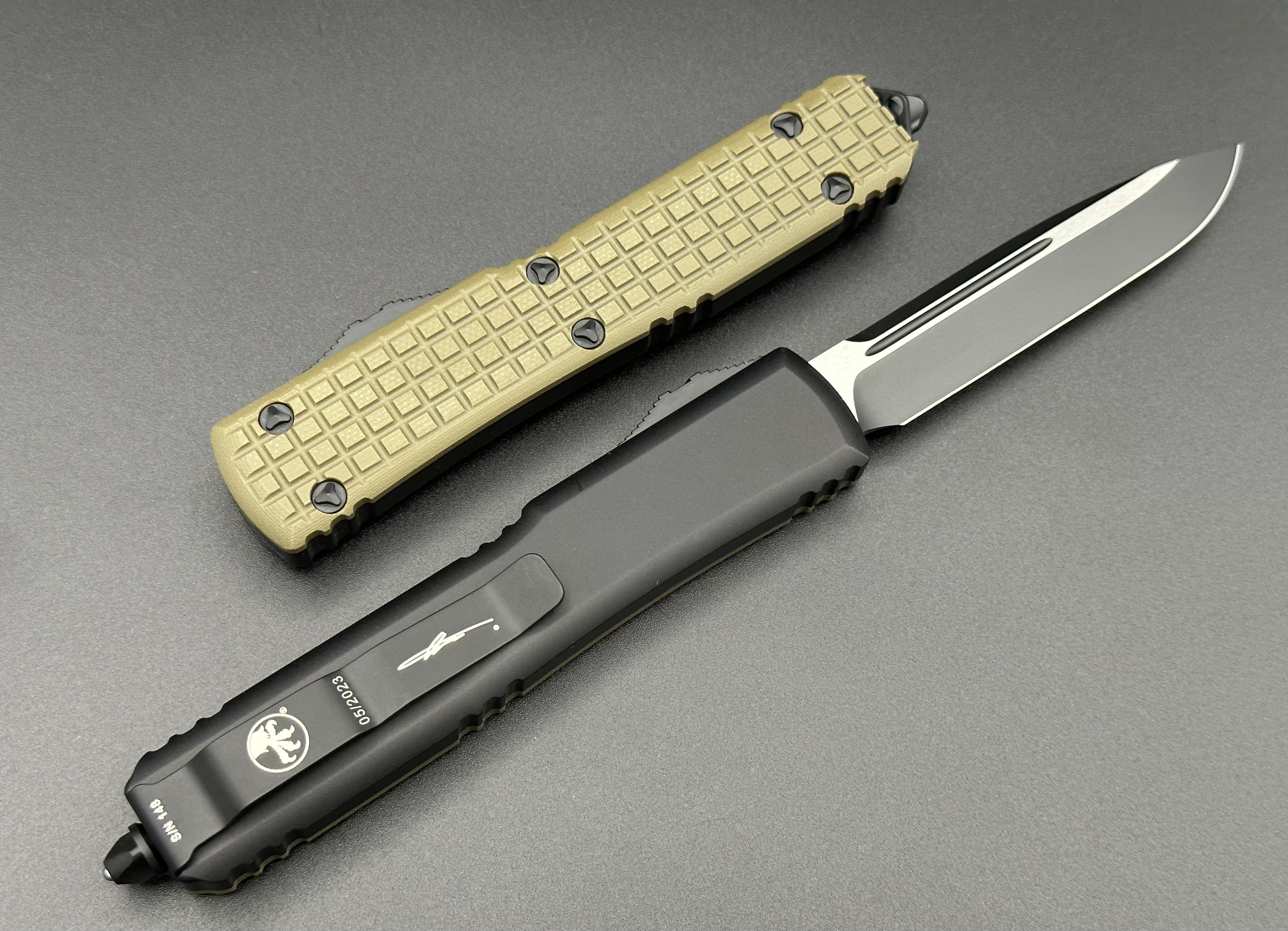 Microtech Knives Ultratech S/E OD Green Frag G-10 Top 121-1 FRGTODS - Tristar Edge